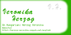 veronika herzog business card